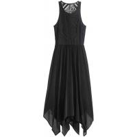 H&M Asymetryczna sukienka 0297905009 Czarny