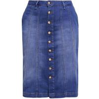 Zizzi Spódnica jeansowa blue denim Z1721B005-K11