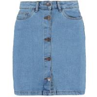 Vero Moda VMKAYLA Spódnica jeansowa light blue denim VE121B0AM-K11