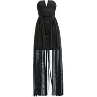 Rare London Długa sukienka black RA621C01G-Q11