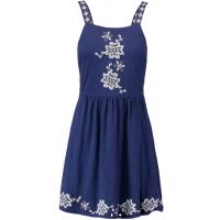 Topshop Sukienka z dżerseju blue TP721C0F4-K11