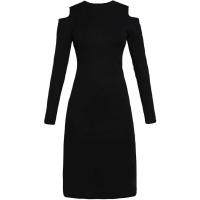 Vero Moda VMNETTIE COLD Sukienka z dżerseju black VE121C0U5-Q11