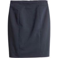 H&M Krótka spódnica ołówkowa 0353088009 Ciemnoniebieski