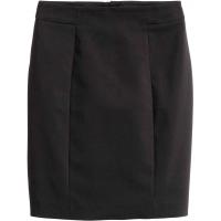 H&M Krótka spódnica ołówkowa 0353088004 Czarny