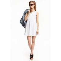 H&M Sukienka bez rękawów 0401182013 Biały