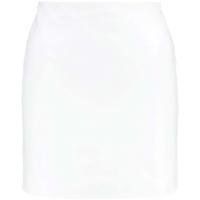 Topshop BOUTIQUE Spódnica skórzana white T0G21B000-A11