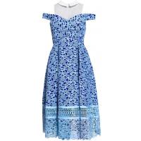 Three Floor Sukienka letnia ink blue/opal air/white T0B21C006-K11