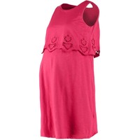 Topshop Maternity Długa sukienka darkpink TP721M03O-J11