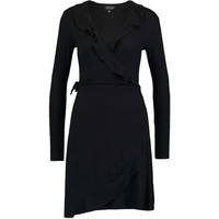 Topshop Sukienka z dżerseju black TP721C0HV-Q11