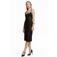 H&M Koronkowa sukienka 0437412002 Czarny
