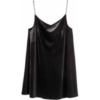 H&M Sukienka na ramiączkach 0407336001 Czarny