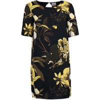Vero Moda VMFIFI Sukienka letnia black/yellow VE121C0Z9-Q12