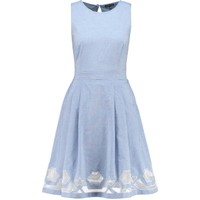 Warehouse Sukienka letnia light blue WA221C08X-K11
