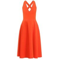 Warehouse Sukienka koktajlowa orange WA221C08B-H11