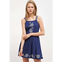 Topshop Sukienka z dżerseju blue TP721C0F4