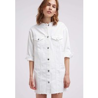 Topshop BOUTIQUE Sukienka jeansowa white T0G21C004