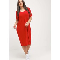 Evans POCKET ITY Sukienka z dżerseju red EW221C01Y