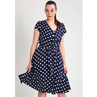 Dorothy Perkins Curve BILLIE&BLOSSOM Sukienka z dżerseju navy blue DP621C02P