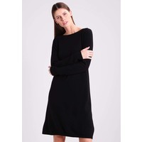 Benetton Sukienka dzianinowa black 4BE21C06N