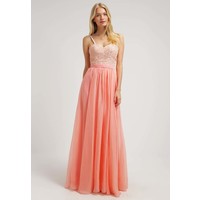 Luxuar Fashion Suknia balowa coralle/nude LX021C025