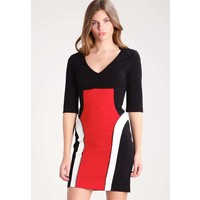 Morgan RERA Sukienka z dżerseju noir/rouge/ecru M5921C0HL