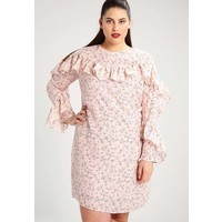 Glamorous Curve Sukienka letnia pink ditsy GLA21C008