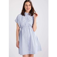 Slacks & Co. BLAKE Sukienka koszulowa blue/white SLA29F003