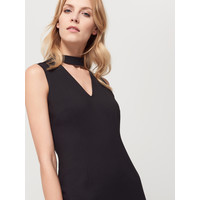 Mohito Czarna ołówkowa sukienka z chokerem RS639-99X
