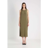 Polo Ralph Lauren Długa sukienka basic olive PO221C02J