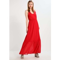 YASELETA Długa sukienka racing red Y0121C07D