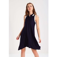 Lacoste Sukienka z dżerseju navy blue/white-oats LA221C01P