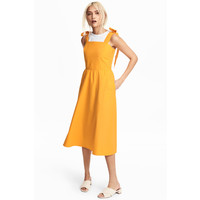 H&M Sukienka z lyocellem 0512138003 Pomarańczowy
