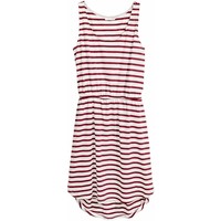 H&M Sukienka bez rękawów 0525335003 Biały/Czerwone paski