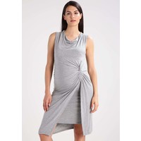 MAMALICIOUS MLWENDY Sukienka z dżerseju light grey melange M6429F0BC