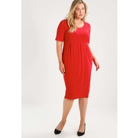 Evans POCKET DRESS Sukienka z dżerseju red EW221C046