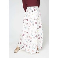 mint&berry Długa spódnica white alyssum M3221BA1N