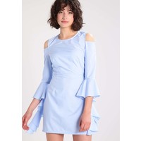 Missguided COLD SHOULDER Sukienka letnia light blue M0Q21C0GY