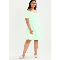 New Look Curves BARDOT Sukienka z dżerseju mint green N3221C05U