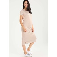 Topshop Maternity Sukienka z dżerseju camel TP721G09T