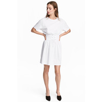 H&M Sukienka typu T-shirt 0558543002 Biały