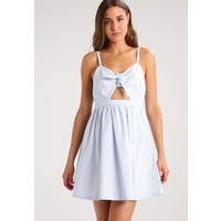 New Look CUT OUT TIE FRONT STRAPPY Sukienka letnia light blue NL021C0LJ