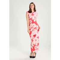 Wallis FLORAL Długa sukienka pink WL521C0AZ