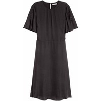 H&M Sukienka z krótkim rękawem 0534205002 Ciemnoniebieski
