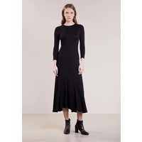 Polo Ralph Lauren DRAPEY Długa sukienka black PO221C035