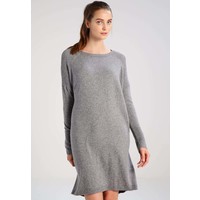 Benetton Sukienka dzianinowa charcoal 4BE21C07Q