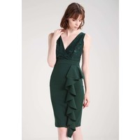 WAL G. WITH SIDE FRILL Sukienka koktajlowa dark green WG021C05V