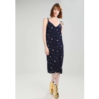 Topshop STAR MIDI SLIP Sukienka koszulowa navy TP721C0TL