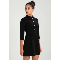 Warehouse DIAMANTE BUTTON DRESS Sukienka koszulowa black WA221C0BZ
