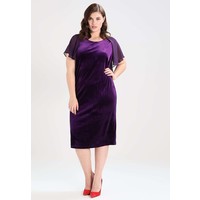 Zizzi DRESS 1/2 Sukienka koktajlowa purple Z1721C02U