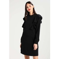Selected Femme SFKASSIA FLOUNCE DRESS Sukienka letnia black SE521C0GG